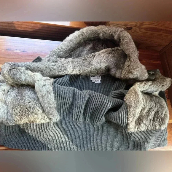 Gray Women's Sweater with Button-Up Design - Picture 8 of 11